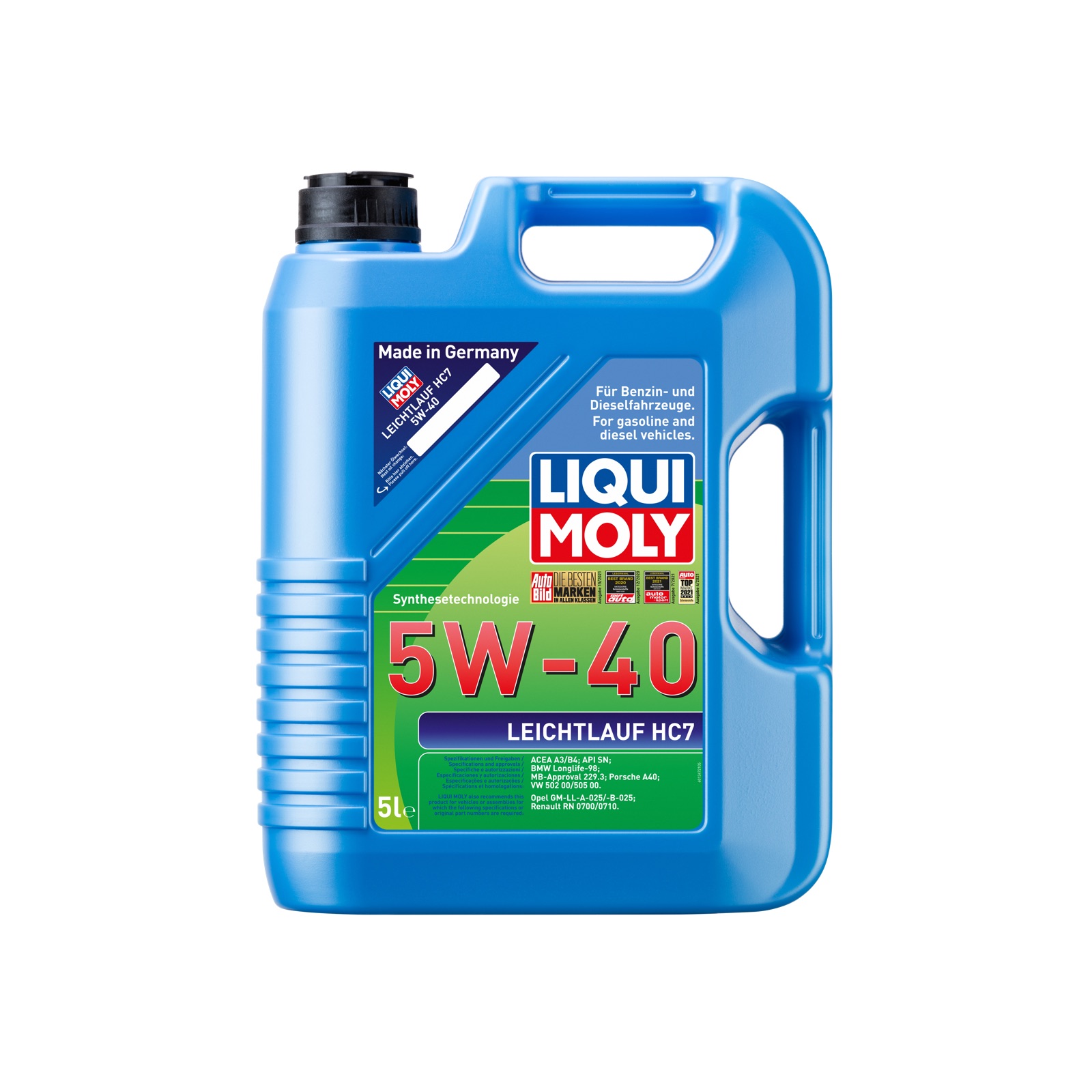 LİQUİ MOLY Leichtlauf HC7 5W40 5 Litre (1347)