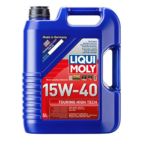 LİQUİ MOLY Touring High Tech 15W40 Motor Yağı 5 Litre (1862)