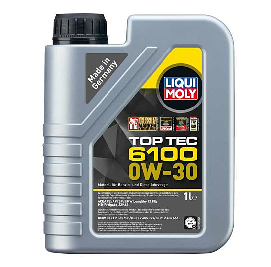 LİQUİ MOLY Top Tec 6100 0W30 1 Litre (20777)