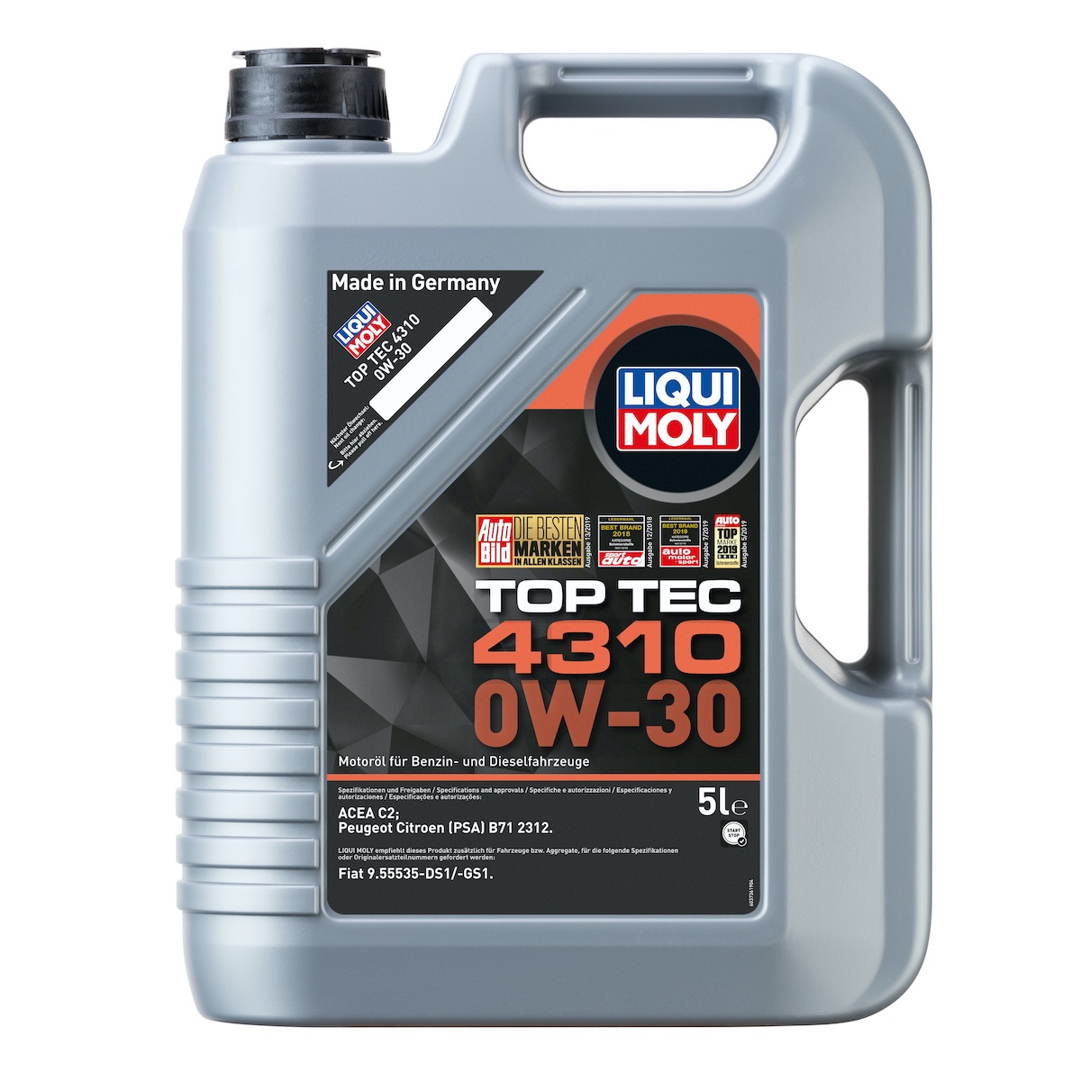 LIQUI MOLY 0W30 Motor Yağı Tam Sentetik TOP TEC 4310 5 Litre (2362)