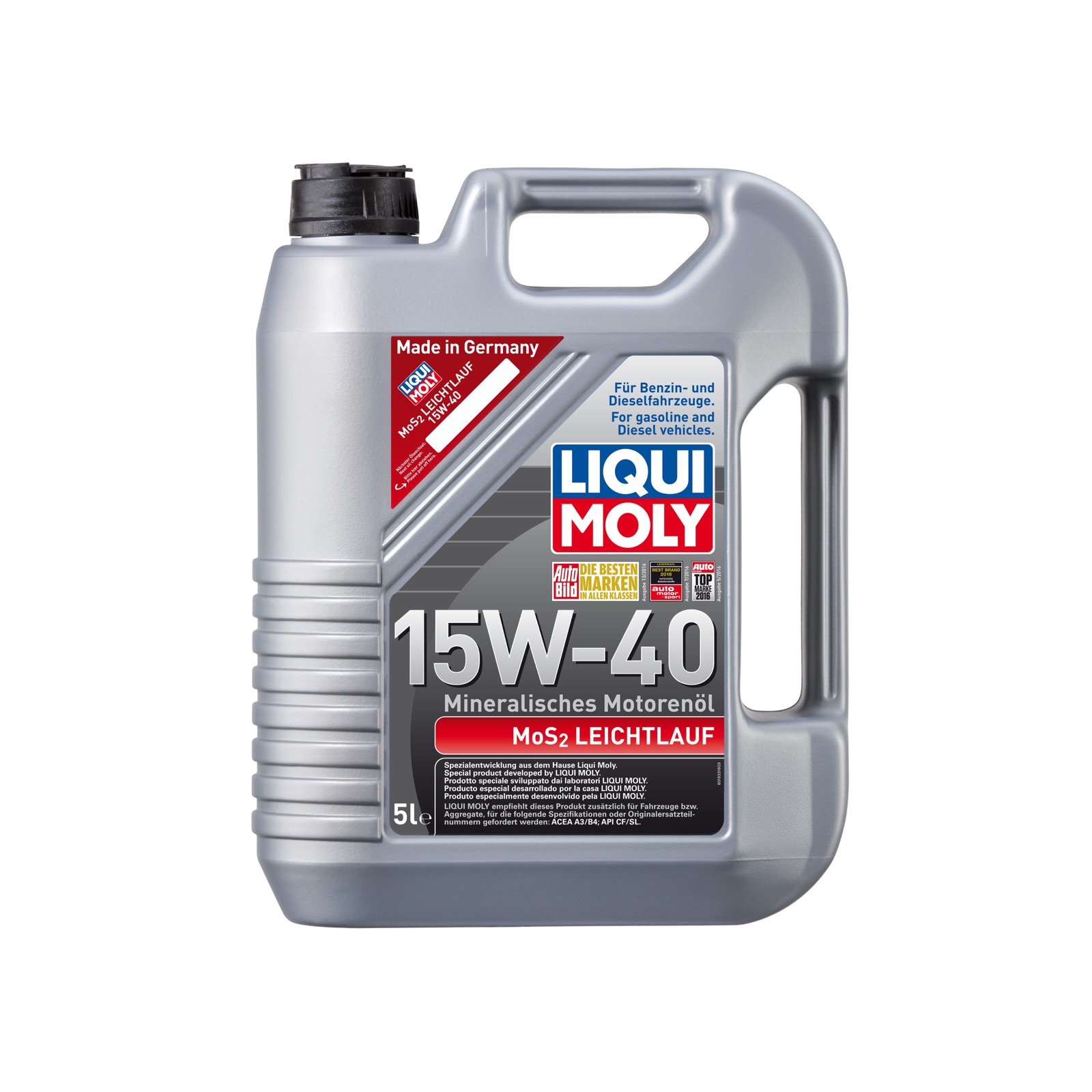 LİQUİ MOLY MoS2'li Leichtlauf 15W40 5 Litre (2571)