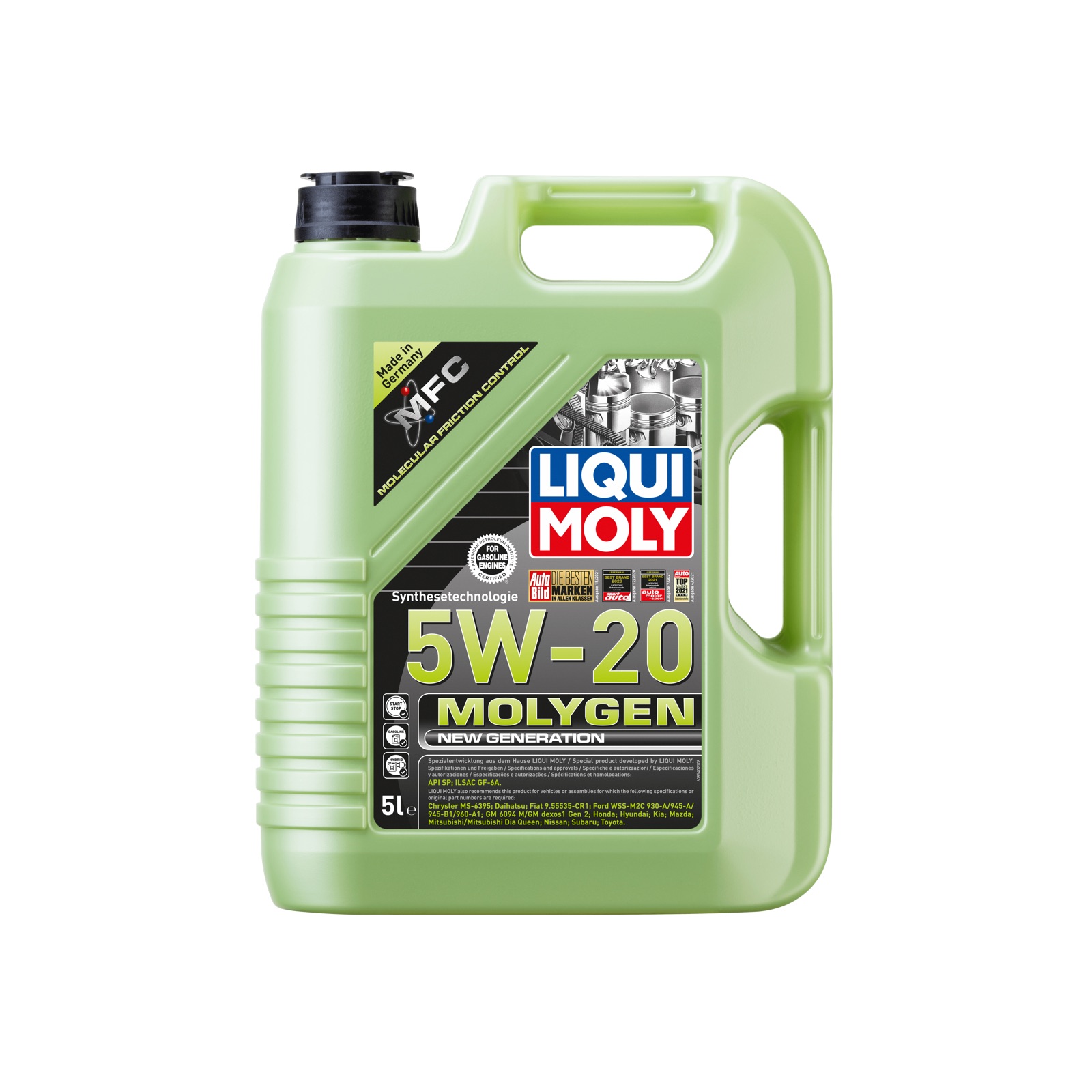 LİQUİ MOLY Molygen New Generation 5W20 5 Litre (8540)