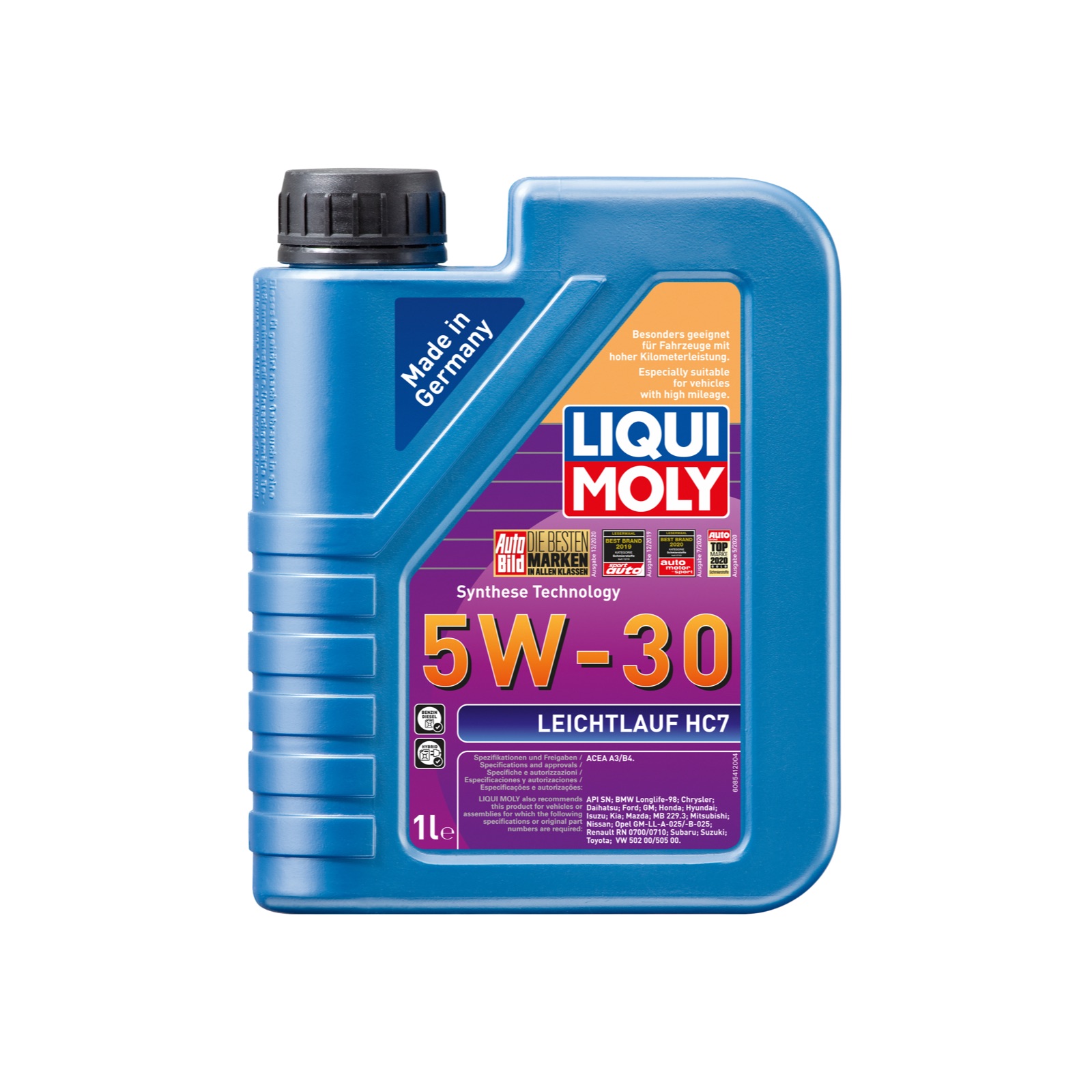 LIQUI MOLY 5W30 Motor Yağı Leichtlauf HC7 1 Litre (8541)