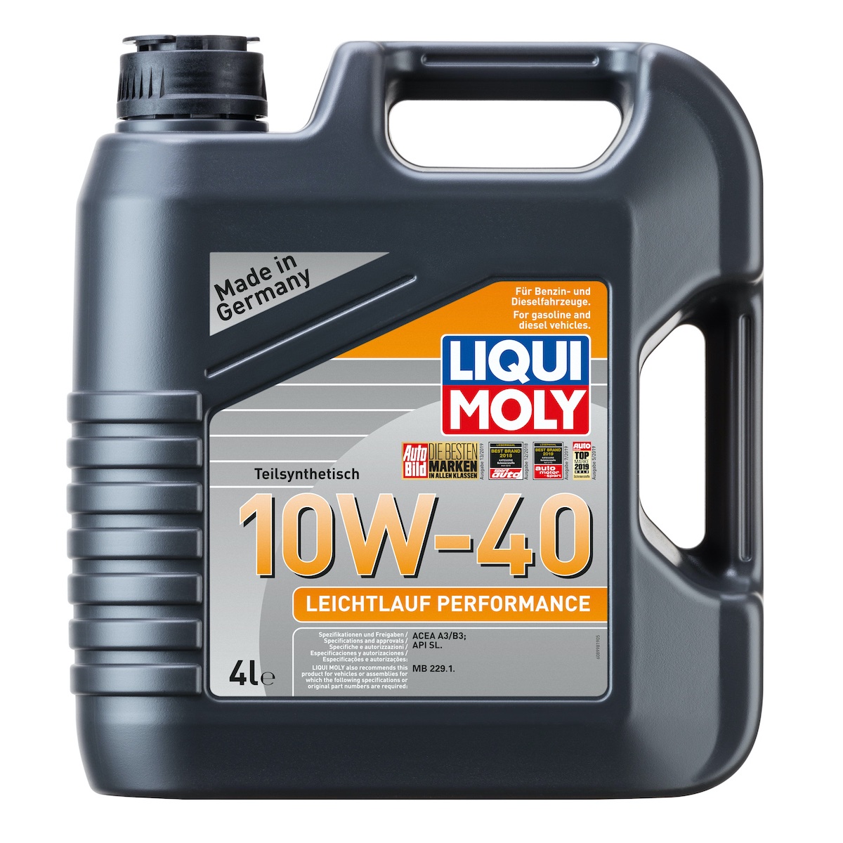 LIQUI MOLY 10W40 Motor Yağı Leichtlauf Perform 4 Litre (8998)