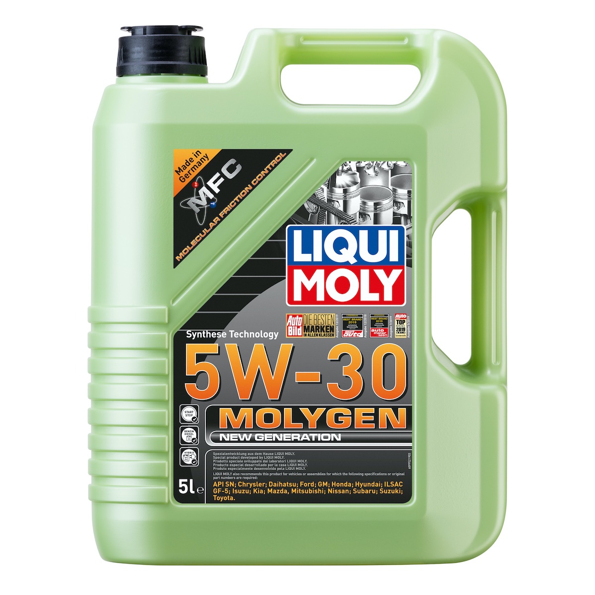 LIQUI MOLY 5W30 Motor Yağı Molygen New Generation 5 Litre (9952)